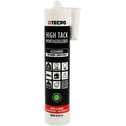 TECPO Montagekleber HIGH TACK Baukleber, 1x 455g Kleber +...