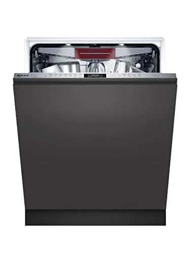 NEFF S157ECX21E, N 70, Smarter Geschirrspüler Vollintegriert, 60cm, Besteckschublade, Made in Germany, automatische Türöffnung, besonders leise Spülmaschine, für hartnäckige Verschmutzungen, Aqua Stop