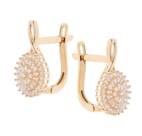 Rotgold-Ohrringe von Golders