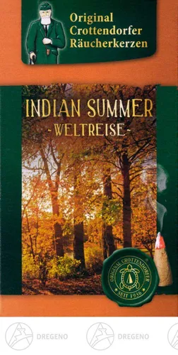 Räucherkerzen Crottendorfer Weltreise Indian Summer Inhalt 20St NEU Räucherkegel