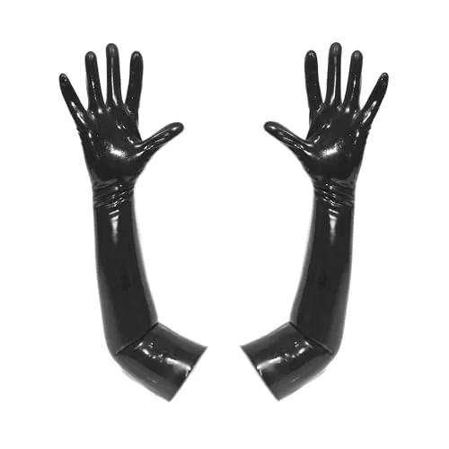 SpecialUnderwear Latex Glove Schwarz extra heiß - 0,3 mm starkes Materia Size:L