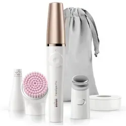 Braun FaceSpa Pro SE912 - All-in-One Beauty Gerät - Epilierer für Damen, 10 Mikropinzetten, Hautstraffung und Gesichtsreinigung in einem. Wiederaufladbar und ideal für strahlend schöne Haut.