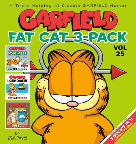 Garfield Fat Cat 3-Pack #25: Road Pizza / Home Cookin' / Fully Caffeinated