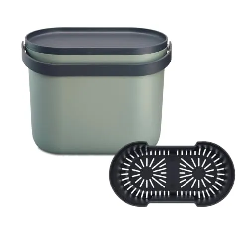 GARANTIA NOVA Biomülleimer 8 Liter agave / graphite grey in grau von GARANTIA