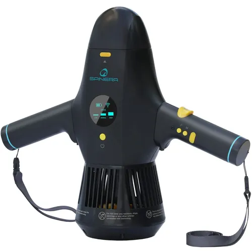 Spinera Underwater Powerfin - Tauchscooter für SUP-Antrieb - E-Scooter mit 280W Motor, 5 km/h Geschwindigkeit und 3 Stunden Ladezeit. Ideal für aufregende Unterwasser-Abenteuer und einfach zu montieren!