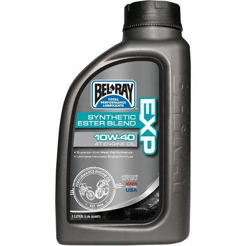 Bel-Ray EXP Synthetic Ester Blend 4T 10W40 Engine Oil Motorenöl 1Liter Flasche