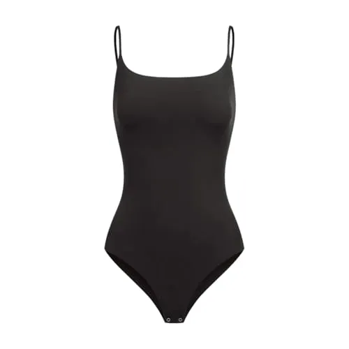 Produktbild Creamy Fabrics Shapewear Damen Bauchweg Body – Nahtloser Bodysuit mit String-Rückenteil
