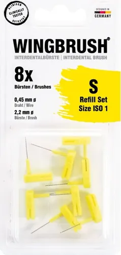 WINGBRUSH Refill-Set Interdentalb.ISO 1 small 8 St