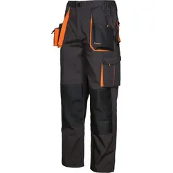 Arbeitskleidung ART.MaSter Classic schwarz/orange Bundhose 56 - Schwarz - 56
