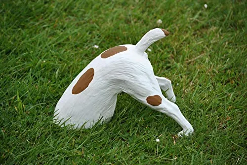 Deko Shop Cologne Hund Grabend Buddelnder braun Hunde halber Gartenfigur Figur Garten u. Innen