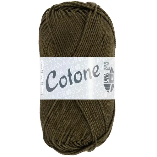 Wolle Kreativ! Lana Grossa - Cotone Fb. 134 lodengrün 50 g