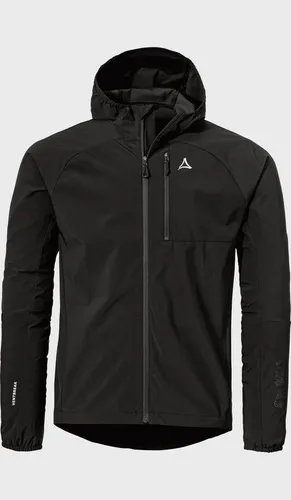 Schöffel Hybrid Jacket Style Mamry - Winddichte Fahrradjacke Gr 50 schwarz - Kategorie: winddichte Radjacken; Diese Fahrradjacke bietet optimalen Windschutz und Stretch für maximale Bewegungsfreiheit beim Gravelbiken.