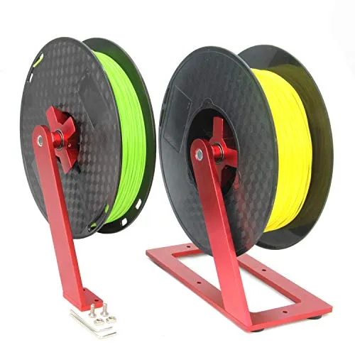 Zeberoxyz 3D-Drucker Filamenthalterung Drehspule mit Sockel Filament Mount Rack Halterung für TPU/PLA/ABS 3D-Druck Material-nicht enthalten Filament(Drehspule mit Sockel)