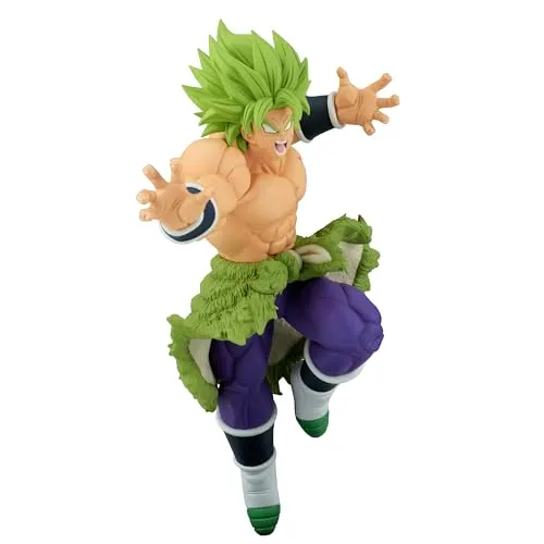 Banpresto Dragon Ball Super Super Saiyan Broly 19 cm Figur - Spielfigur aus Dragon Ball Super, detailreiche PVC-Statue mit 19 cm Höhe und speziellem Ständer für optimale Präsentation.