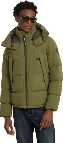 G-Star Herren G-Whistler Padded Hooded Jacke 2.0, Grün von G-STAR