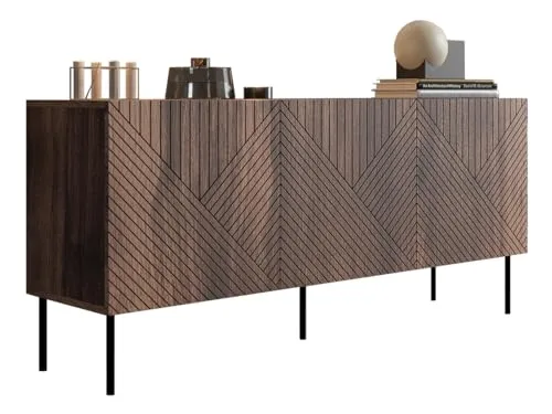 MIRJAN24 Sideboard Art Deco 3D 150 in braun von Mirjan24