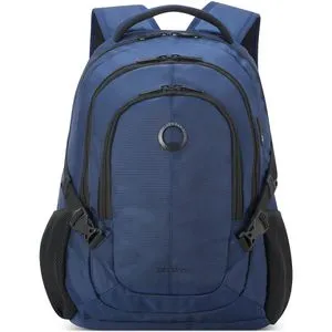 DELSEY PARIS Element Backpacks Navigator Navy Blue - Stylischer Rucksack mit Anti-RFID-Tasche und 5 Jahren Garantie, ideal für Reisen und Alltag