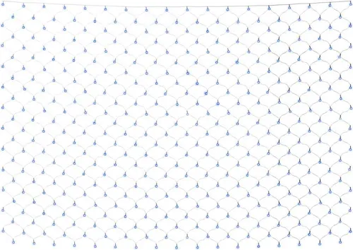 vidaXL LED-Lichternetz Blau 3x2 m mit 204 LEDs in blau von vidaXL