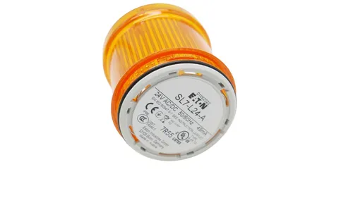 Eaton Signalsäulenelement 171466 SL7-L24-A LED Orange - Sicherheits- und Arbeitsschutzsignal mit gleichmäßiger Ausleuchtung, ideal zur Erhöhung der Wahrnehmung von Maschinenzuständen.