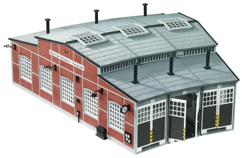 Fleischmann 6476 H0 Ringlokschuppen-Bausatz von FLEISCHMANN