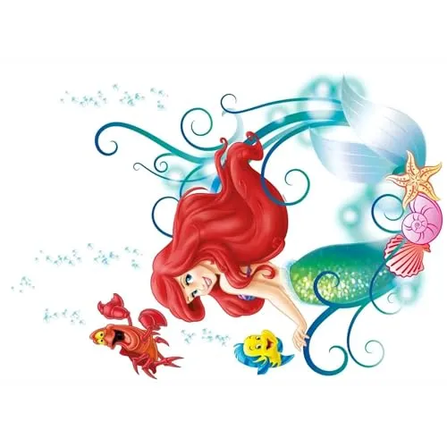 Produktbild Arielle Wandtattoo von Disney für das Kinderzimmer