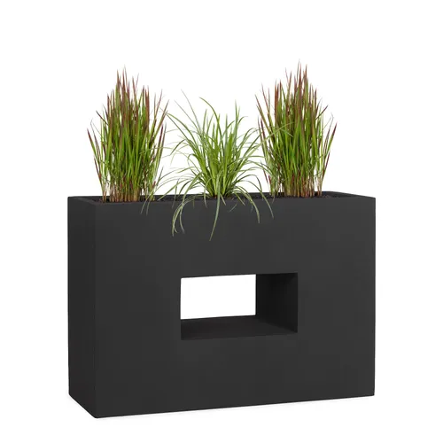 PFLANZWERK® Hochbeet Pflanzkübel VISTA 75cm ANTHRAZIT