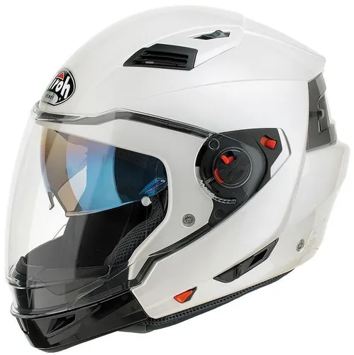 Airoh Helm Crossover Executive Color mit Doppel Visier M in weiß von Airoh