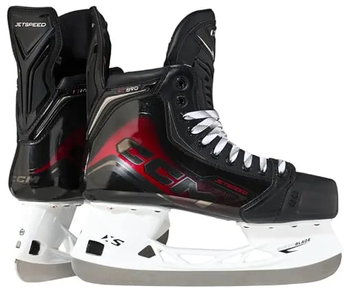 CCM JetSpeed FT890 Senior Eishockey Schlittschuhe - EU 43 - Hochwertige Eishockey Schlittschuhe für optimale Performance auf dem Eis. Ideal für Spieler mit Regular Passform, robust und langlebig.