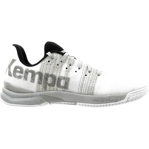 Kempa Attack One 2.0 Herren Sneaker - Herren-Sportschuhe mit ultra leichtem und atmungsaktivem Mesh-Obermaterial, ideal für Handball, Jogging und Freizeitaktivitäten. Rutschfeste Sohle von Michelin sorgt für exzellenten Grip!