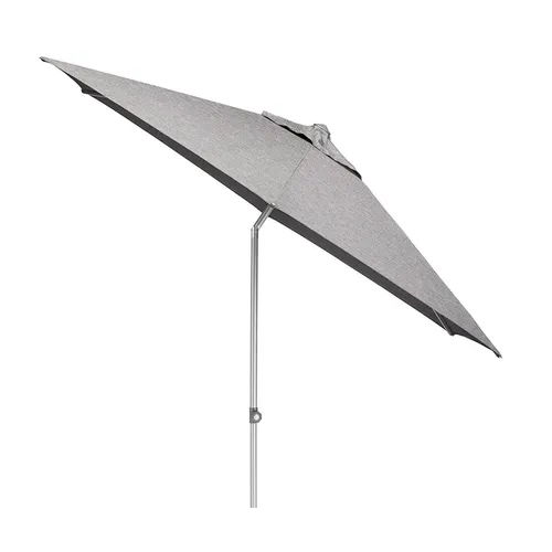 Kettler Sonnenschirm Easy Push 300 Charcoal-Silber - Hochwertiger Stockschirm mit 3 m Breite in stilvollem Charcoal-Grau, ideal für entspannte Stunden im Freien. Robustes Polyester-Material sorgt für Langlebigkeit und zuverlässigen Sonnenschutz.