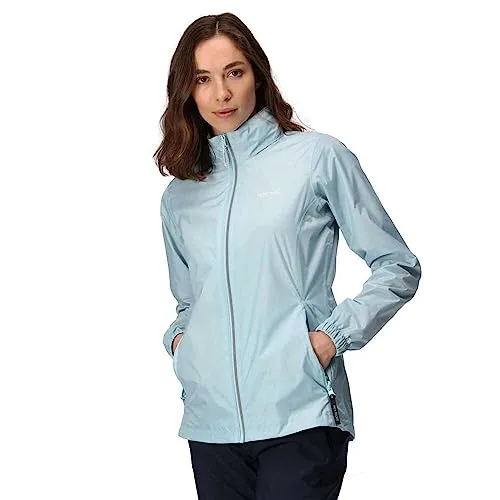Regatta Damen Funktionsjacke Sea Haze, 38 - Leichte, wasserdichte Funktionsjacke aus Isolite-5000-Gewebe mit verstellbarer Kapuze und reflektierenden Details – ideal für Outdoor-Aktivitäten und lässt sich platzsparend in der eigenen Tasche verstauen.