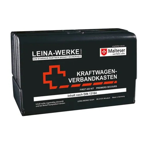 Leina Werke Verbandskasten Leina KFZ Leina Star II DIN 13164 Inhalt nach DIN 13164 Ausgabe 2022-02, in Folientasche 10050