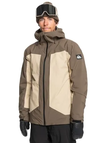 Quiksilver Muldrow - Herren Schneejacke - Wintersport-Bekleidung mit 20K DryFlight-Technologie für extreme Imprägnierung und WarmFlight x2 Eco für optimale Wärmeisolierung aus recycelten Materialien.