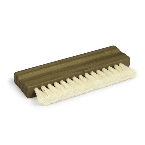 Dynavox Vinyl-Bürste ZB110 Ziegenhaar schont das Vinyl Bambusholz dunkel 060012