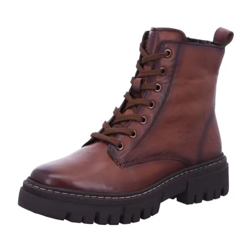 BAGATT Schnürstiefel - Braune Schnürboots in Größe 42 EU - Moderne Wanderschuhe aus Leder/Synthetik mit Reißverschluss und Schnürung für optimalen Halt und Komfort bei jedem Abenteuer.