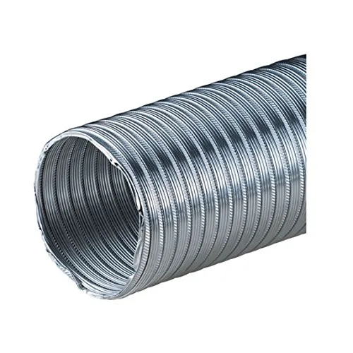 mm ALUFLEXROHR ALUFLEX Flexrohr Alurohr Flexschlauch Aluflexschlauch 3 m gestaucht auf ca. 1m Hitzebeständig bis 200 Grad 100