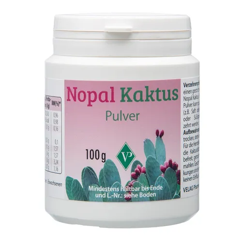 Nopal Kaktus Pulver 100 g von Pharma Peter