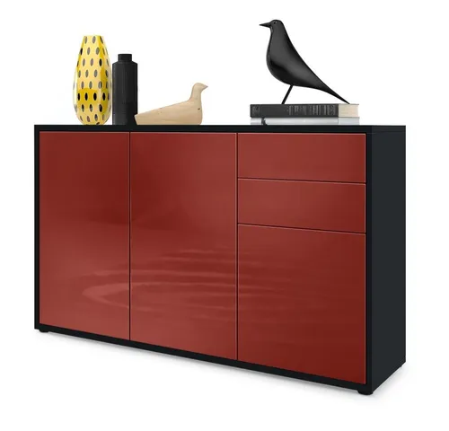 Vladon Kommode Ben V3 in rot von Vladon