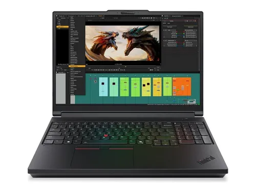 Lenovo ThinkPad P16 Gen 3 - Powerful Laptop mit Intel Core Ultra 9, 96 GB RAM und 1 TB SSD, ideal für kreative Profis und anspruchsvolle Anwendungen. 16'' WUXGA Display mit 500 Nits für brillante Bilder.