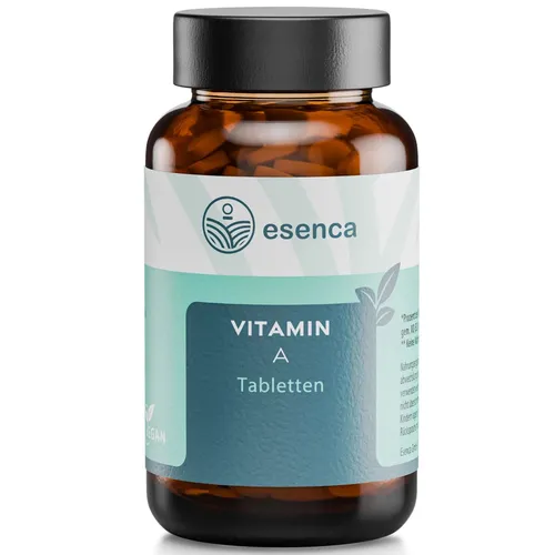 Vitamin A - 365 Tabletten 10.000 I.E - Augenvitamine - hochdosiert - Vegan