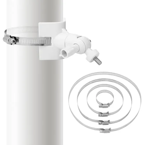 QWORK® Universelle Masthalterung Metall für Überwachungskameras