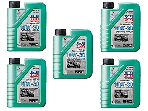 ILODA 5X Original Liqui Moly 1L Universal Gartengeräte-Öl 10W-30 Universalöl 1273