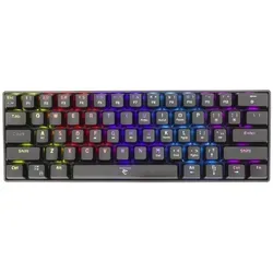 White Shark GK-2022 SHINOBI, Kabelgebunden, USB, Mechanischer Switch, QWERTY, LED, Schwarz - Schwarz