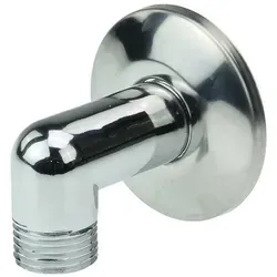 Sanixa Wandanschlussbogen Wand Anschlussbogen Messing verchromt Anschluss Brauseschlauch Dusche, 90,00 °, Wandanschlussbogen für Duschschlauch Wasserauslass