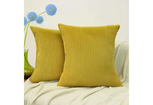 Amilian Kissenbezüge - 2er Set Kissenbezug - Kissenhüllen - Zierkissenbezüge, (2 Stück), 40x40 cm, Kissenhülle für Sofakissen, Dekokissen, Kissen, Zierkissen.