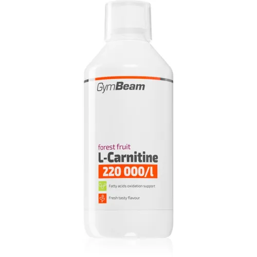 GymBeam L-Carnitine 220 000 mg/l Nahrungsergänzungsmittel für Sportler Geschmack Forest Fruit 500 ml