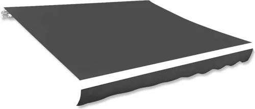 The Living Store Markisenbespannung Canvas Anthrazit 300x250 cm