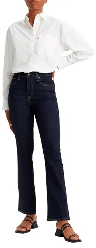 Levi's Damen 725™ High Rise Bootcut Jeans - Blue Wave Rinse - Jeans in klassischer Bootcut-Form für ein beinverlängerndes Styling. Hohe Taille und schlanke Passform bieten Komfort und Struktur.