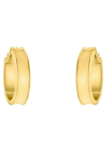 Amor Creolen Damen Ohrschmuck 2 cm Gold - Elegante 2 cm Creolen aus 375 Gold, ideal für besondere Anlässe. Kommt in einer stilvollen Geschenkbox und bietet sicheren Halt durch den Bügel-Verschluss.