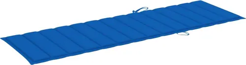 vidaXL Sonnenliege mit Auflage aus Akazie - Gartenliegen aus robustem Akazienholz mit verstellbarer Rückenlehne und Fußstütze für optimalen Komfort. Ideal für entspannte Stunden im Garten oder auf der Terrasse.